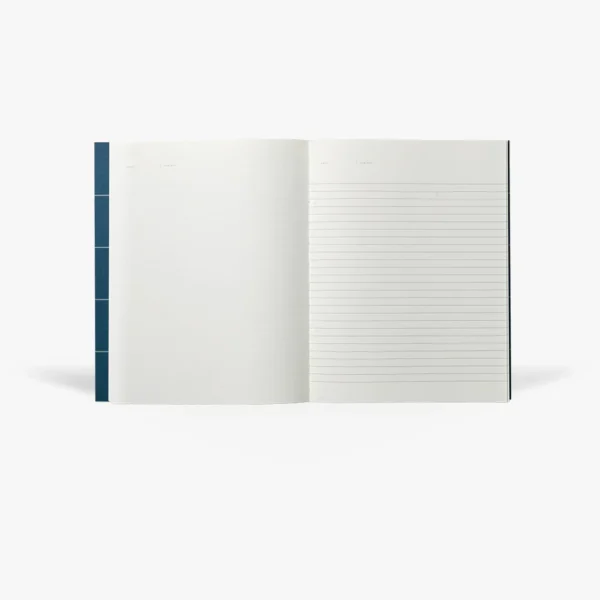 UMA Large Lined Notebook | Dark Blue